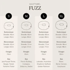 District 70 FUZZ - Hondenmand Comfortabel En Zacht Pluche - Zand, Oudroze, Donkergrijs En Lichtgrijs In S/M/L/XL - Maat: Medium, Kleur: Zand -Hondenartikelen Serie Winkel 1198x1200 17