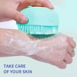 Merkloos Siliconenborstel - Massage Borstel - Silicone Massage Brush - Shampoo Borstel – Lichaamsverzorging - Scrubborstel - Badborstel - Huisdieren - Hond/Kat -Hondenartikelen Serie Winkel 1198x1200 25