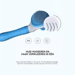 Lorell Pet Company Kattenborstel/Hondenborstel - Borstel Voor Langharig/kortharig -Hondenhaar En Kattenhaar Verwijderaar - Blauw -Hondenartikelen Serie Winkel 1199x1200 18