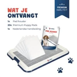 JC Pets Premium Pad Houder Met Rooster - Inclusief 20 Puppy Training Pads - Hondentoilet - Zindelijkheidstraining Hond -Hondenartikelen Serie Winkel 1199x1200 23