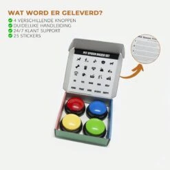 Praatknop Hond - Honden Praatknop - Dog Buttons - Hondenspeelgoed Intelligentie - Dogbuttons - Hondenspeelgoed - Praatknop Voor Honden - Honden Training -Hondenartikelen Serie Winkel 1199x1200 36