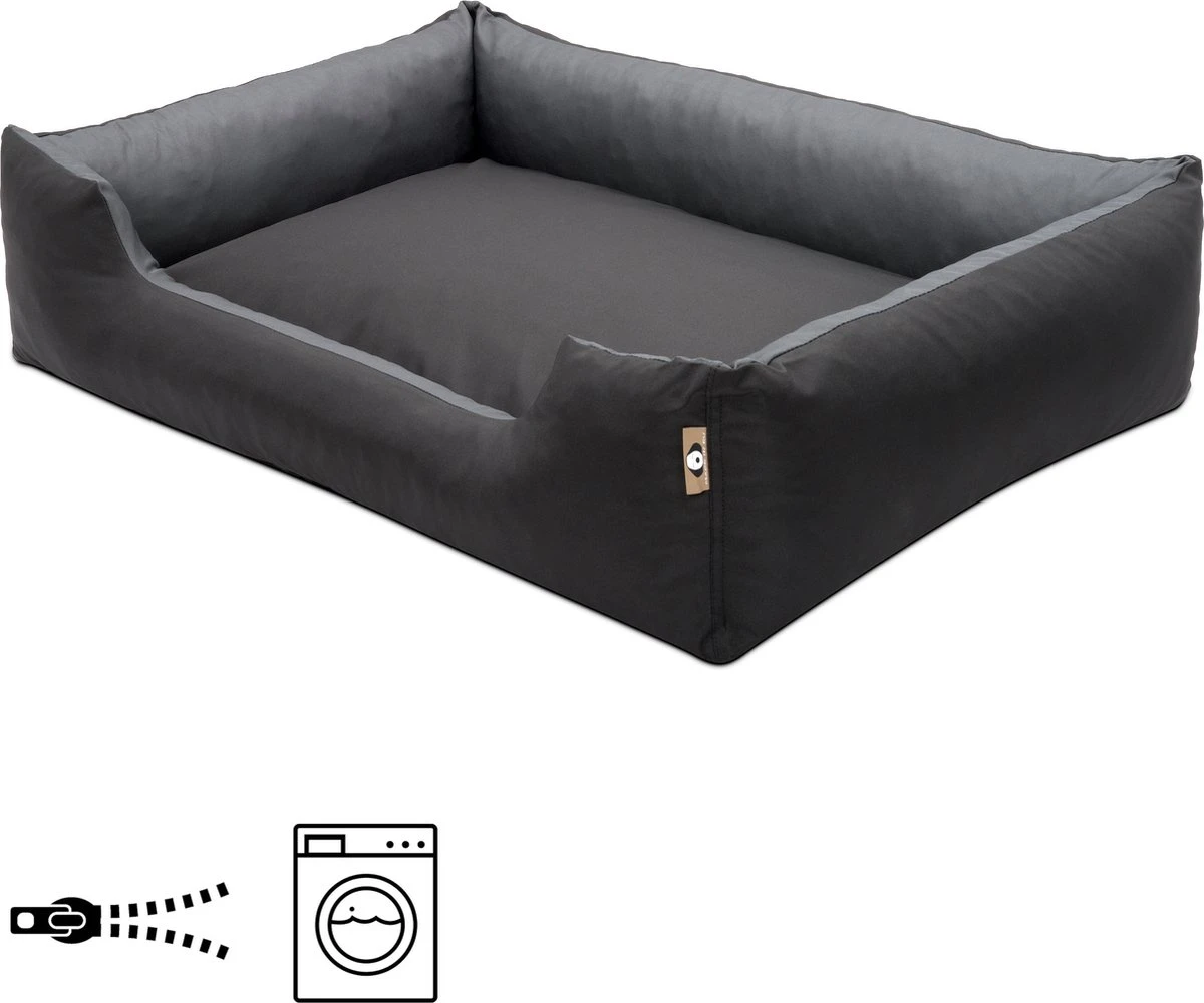 Hondenmand Cordura XXL – Zwart + Grijs - 100 X 75 X 23 Cm 3 Hondenmand Cordura XXL – Zwart + Grijs - 100 X 75 X 23 Cm