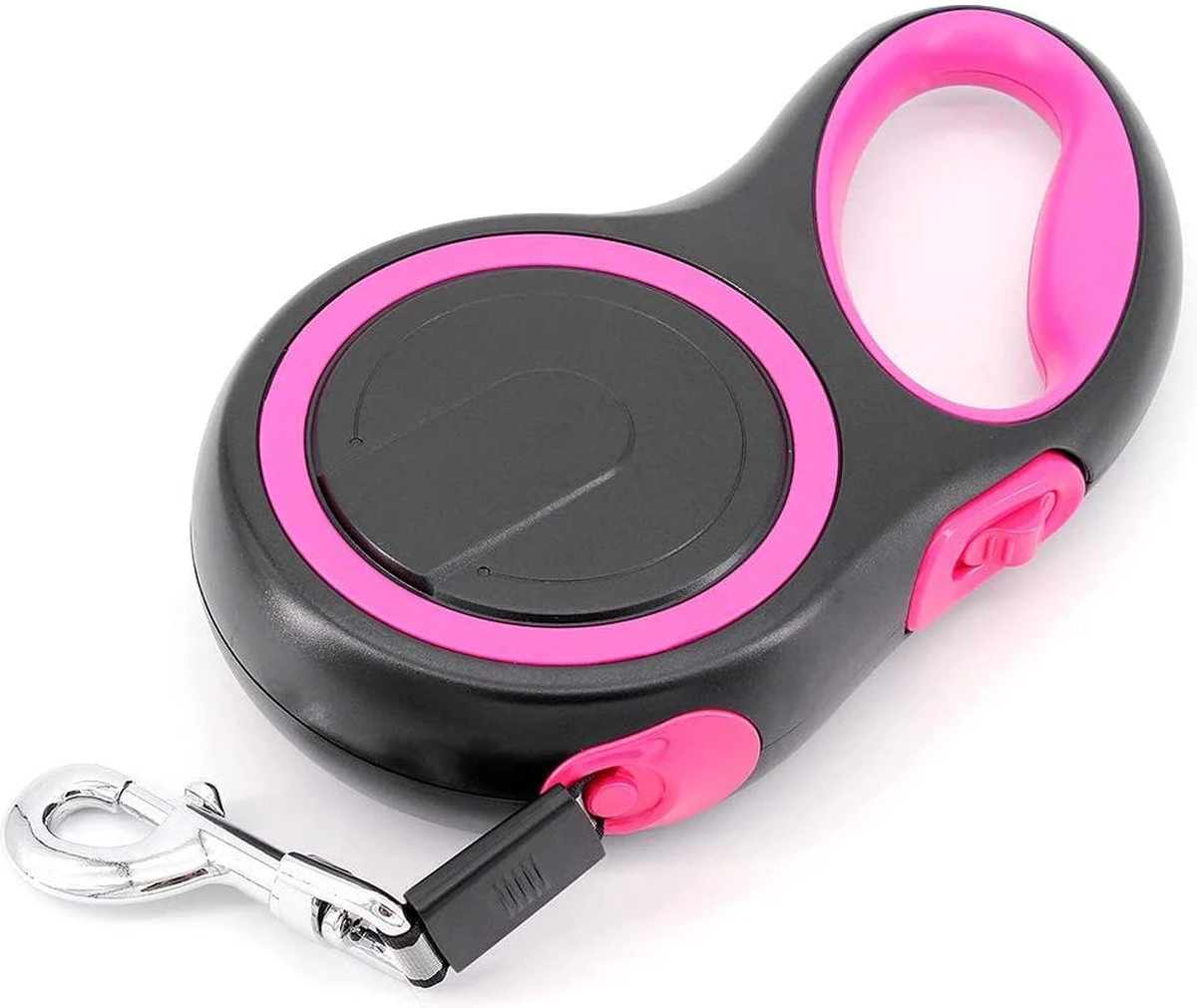 IGOODS - Uitlaatriem - Honden Riem - Katten Riem - Uitlaatriem Voor Dieren - Rollijn - 5 Meter Lang Roze 6 IGOODS - Uitlaatriem - Honden Riem - Katten Riem - Uitlaatriem Voor Dieren - Rollijn - 5 Meter Lang Roze - Afbeelding 4