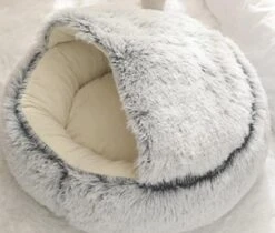 Mooki Nova Plushe - Kattenmand - Luxe Kattenbed - Kattenkussen - Cavebed - Donut - Extra Zacht & Comfortabel - Hondenmand - Lichtblauw - 50 Cm -Hondenartikelen Serie Winkel 1200x1022 1