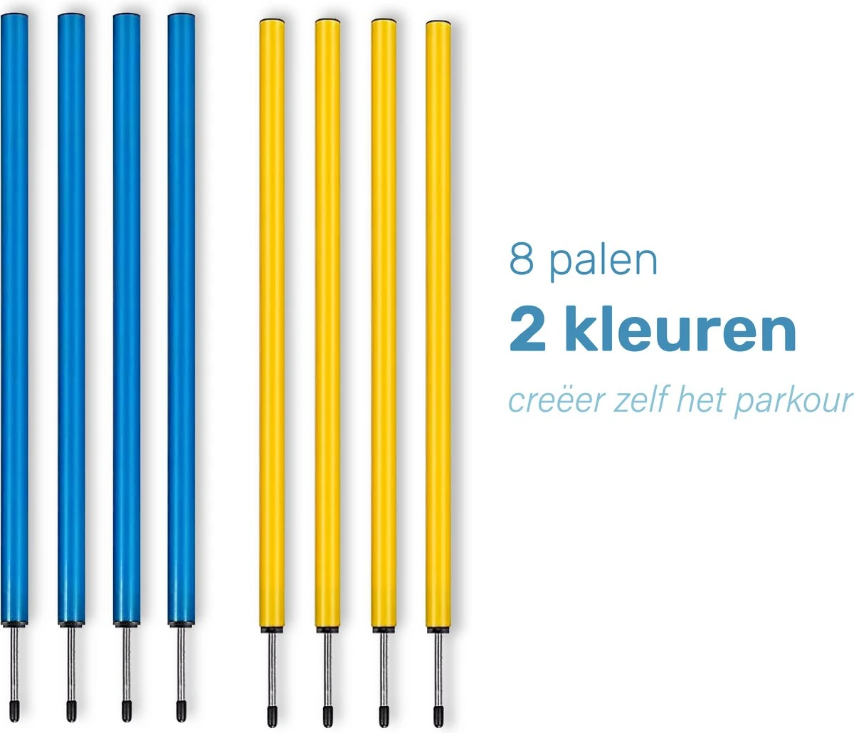 Agility Voor De Hond - 16 Delig - Agility Set - Hondentunnel - Horde - Slalom Palen - Honden Training Set - Honden Behendigheidsset - Agility Toestellen 5 Agility Voor De Hond - 16 Delig - Agility Set - Hondentunnel - Horde - Slalom Palen - Honden Training Set - Honden Behendigheidsset - Agility Toestellen - Afbeelding 3