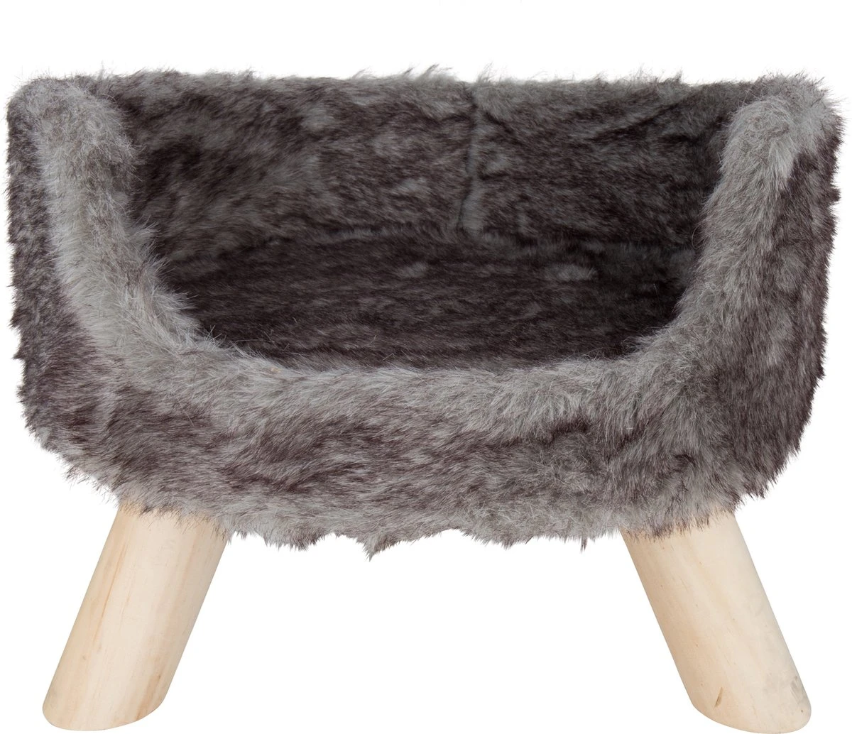 District 70 NORDIC - Luxe Kattenmand Op Pootjes - 40x30x25cm In Silver - Silver 3 District 70 NORDIC - Luxe Kattenmand Op Pootjes - 40x30x25cm In Silver - Silver