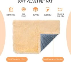 Nobleza Fluffy Benchkussen - Dierenkussen - Hondenkussen - Kattenkussen - Benchmat - Dierenmat - Hondenmat - Kattenmat - Crème - Maat L -Hondenartikelen Serie Winkel 1200x1043 1