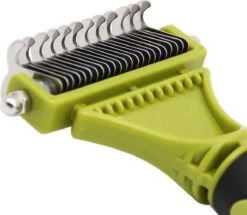 Hondenborstel - Dubbelzijdig Ontharing Tool - Herbruikbare Honden & Kattenvachtkam - Huisdier Grooming - 1 Stuk - Groen -Hondenartikelen Serie Winkel 1200x1044 4