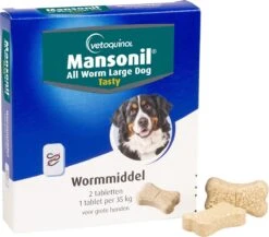 Mansonil All Worm Tasty Ontworming Tabletten Hond 2 Tabletten -Hondenartikelen Serie Winkel 1200x1053 11