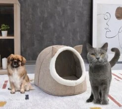 Merkloos Opvouwbaar Kattenhuis - En Hondennest – Cat House - Kattenhol - Cat Cave - Beige 7 Merkloos Opvouwbaar Kattenhuis - En Hondennest – Cat House - Kattenhol - Cat Cave - Beige -Hondenartikelen Serie Winkel 1200x1080 2