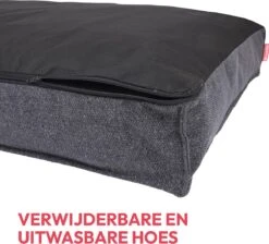 Snoozle Orthopedische Hondenmand - Zacht En Luxe Hondenkussen - Hondenbed - Wasbaar - Hondenmanden - 100 X 70 Cm - Stormy Grey -Hondenartikelen Serie Winkel 1200x1088 2