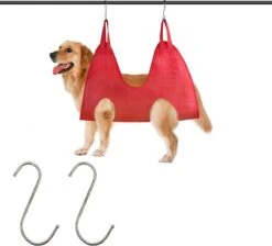 Katten, Honden Hangzak Voor Het Makkelijk Knippen Van Nagels, Rood Maat Small, Waszak, Nagelknippen, Huisdierverzorging | Cat Hangbag | Pet Hangmat | Cat Hammock -Hondenartikelen Serie Winkel 1200x1089 9