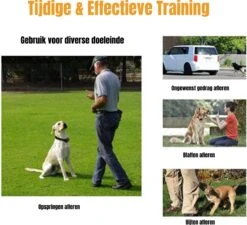 W&Z® Anti Blafband Inclusief Afstandsbediening- 3-60KG - Diervriendelijk - Zonder Schok - Vibratie/Audio/Licht - Anti Blaf Band - Water Bestendig -Hondenartikelen Serie Winkel 1200x1092 1