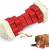 3-in-1 Hondenkauwbot - Gebitsverzorging - IQ Training - Voedsel Afgifte Functie - Geometrisch Ontwerp - Duurzaam & Milieuvriendelijk - Kauwbot - Honden - Hondenbot - Rood -Hondenartikelen Serie Winkel 1200x1093 6