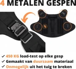 Always Prepared © Pro K9 Complete Set – Anti Trek Tuig – Honden Harnas – Y Tuig Hond – Trainings Riem – Best Getest 2022 – Halsband Hond – Middel En Grote Hond – Honden Tuigje – Harnas Hond – Veiligheidstuig – 450KG Anti Trek Test – Combi Deal -Hondenartikelen Serie Winkel 1200x1094 6