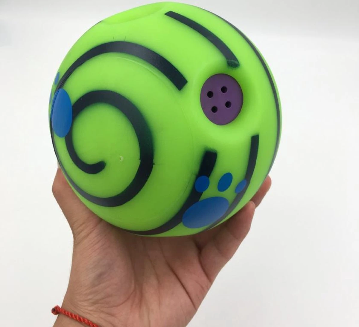 Interactieve Speelbal - Wiebel-Giechel Speelbal Voor De Hond - Hondenspeelgoed - 14cm 4 Interactieve Speelbal - Wiebel-Giechel Speelbal Voor De Hond - Hondenspeelgoed - 14cm - Afbeelding 2