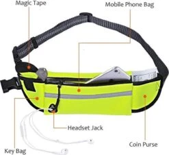 Hondenriem Hardloopriem Elastische Reflecterende Geschikt Voor Hardlopen - Handsfree Riem Met Opbergtasje – Hond Looplijn - Schokabsorberend - Groen -Hondenartikelen Serie Winkel 1200x1098 5