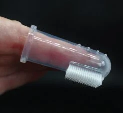 Merkloos 4x Honden Tandenborstel - Honden Tandenborstel Vinger - Honden Verzorging - Puppy - Hondentandenborstel - Katten Tandenborstel