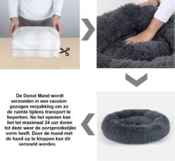 Hondenmand Donut – 70 Cm - Honden Mand – Pluche – Fluffy – Extra Zacht - Kattenmand - Hondenkussen – Kattenkussen – Bed - Wasbaar Met Rits – Hondenmanden – Rond – Bank – Grijs - Qwality 20 Hondenmand Donut – 70 Cm - Honden Mand – Pluche – Fluffy – Extra Zacht - Kattenmand - Hondenkussen – Kattenkussen – Bed - Wasbaar Met Rits – Hondenmanden – Rond – Bank – Grijs - Qwality -Hondenartikelen Serie Winkel 1200x1104 1