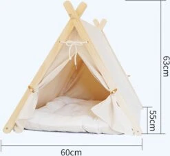 Dogs&Co Tippi Tent Voor Katten Of Kleine Honden Ecru 9 Dogs&Co Tippi Tent Voor Katten Of Kleine Honden Ecru -Hondenartikelen Serie Winkel 1200x1104 3