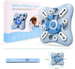 Honden Speelgoed Intelligentie – Hondenpuzzel - Interactieve Training – Voorkomt Verveling – 16 Vakjes – 11 Verplaatsbare Schuifjes - Denkspelletjes Voor Honden - Anti Schrokbak Hond – LumifyMe -Hondenartikelen Serie Winkel 1200x1107 8