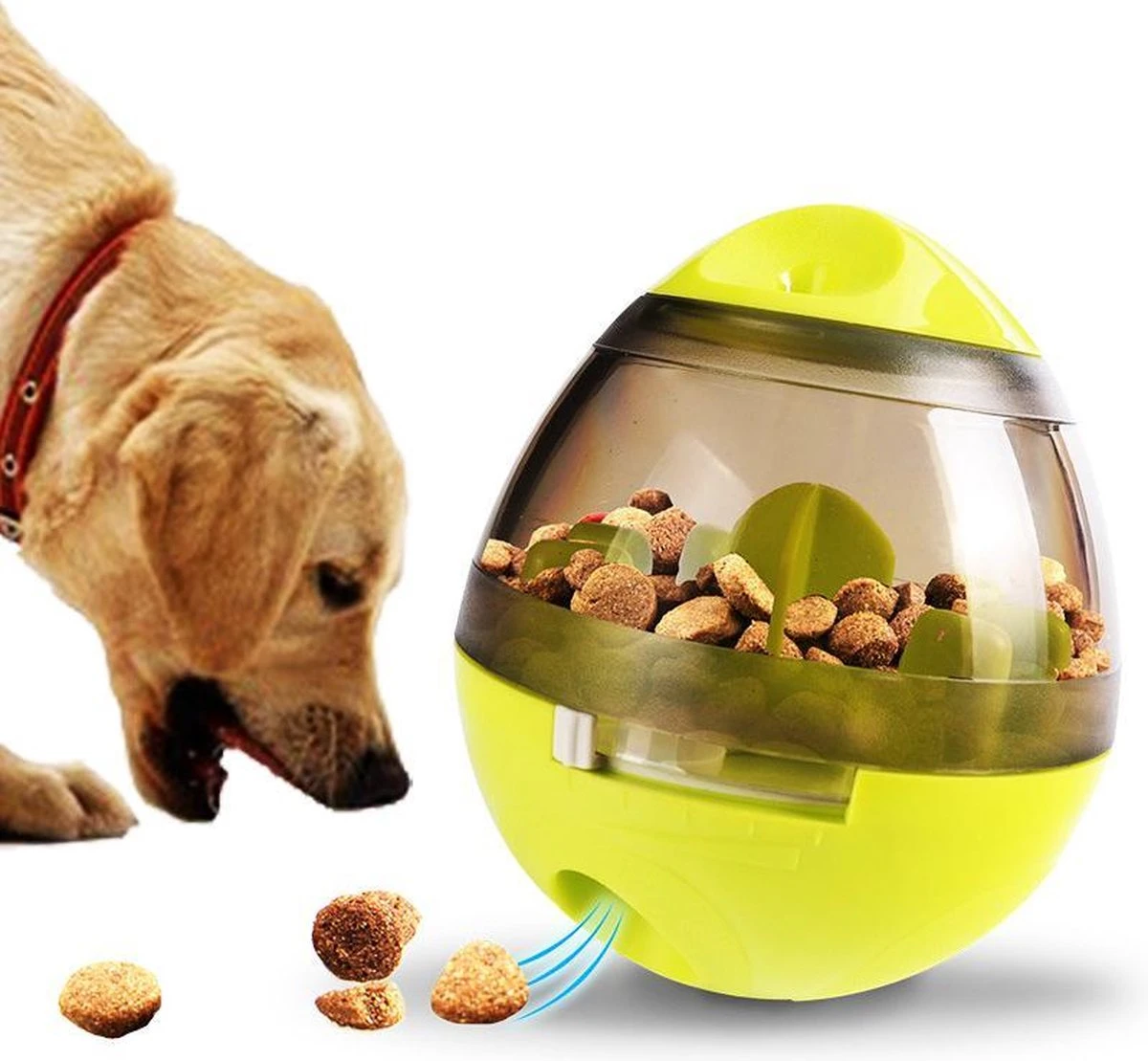 Mister Mill Speelbal - Honden Speelgoed Intelligentie - Voerbal - Snackbal Hond Kat – Interactieve Hond Kat - Voer EI 3 Mister Mill Speelbal - Honden Speelgoed Intelligentie - Voerbal - Snackbal Hond Kat – Interactieve Hond Kat - Voer EI