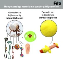 Filo Honden Speelgoed Set 14 Stuks - Hondenspeeltjes Knuffel - Hondenbal - Flostouw - Bot - Frisbee - Hondentouw - Hondenspeelgoed Intelligentie - Kauwspeelgoed Hond En Puppy - Bijtspeelgoed Hondenknuffel - Hondenspeeltje Met Piep -Hondenartikelen Serie Winkel 1200x1114 27