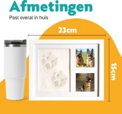 Honden Fotolijst Met Kleiafdruk - Gipsafdruk - Speelgoed Voor Dieren - Pootafdruk Hond - Puppy Speelgoed - Gipsafdruk Huisdier -Hondenartikelen Serie Winkel 1200x1116 12