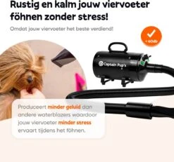 Captain Pup's Professionele Hondenföhn Met 4 Opzetstukken - Bijgeleverde Hondenborstel - Waterblazer Voor Honden - Zwart -Hondenartikelen Serie Winkel 1200x1120 3