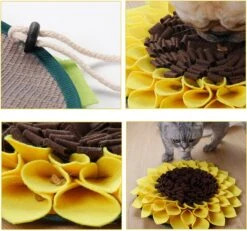 Merkloos Snuffelmat Voor Hond En Kat - Zonnebloem - Trainingsmat - Anti Schrok - 38 Centimeter -Hondenartikelen Serie Winkel 1200x1120 8