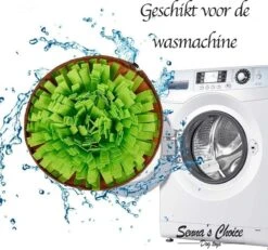 Senna's Choice® - XL Snuffelmat Groen/Bruin - Hondenspeelgoed - Antischrok - 45 Cm - Voerbak - Denkspelletje -Hondenartikelen Serie Winkel 1200x1120 9
