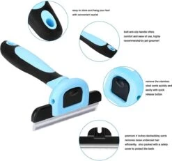 IGOODS - Verzorgingsborstel Voor Honden En Katten - Blauw -Hondenartikelen Serie Winkel 1200x1122