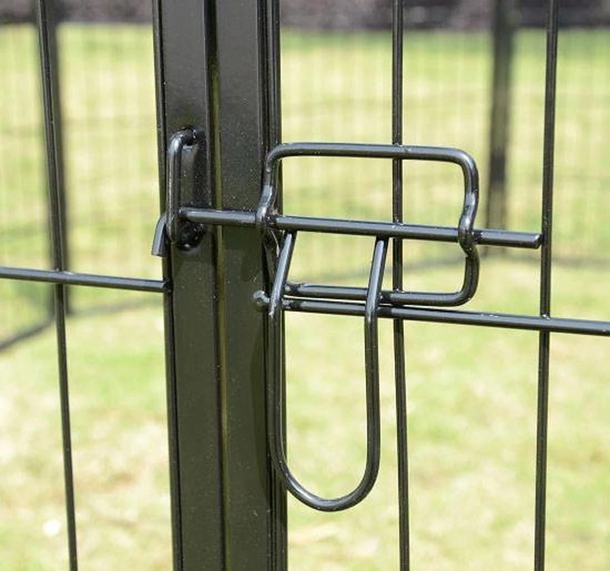 Merkloos Topmast Premium Puppyren - 80 Cm Hoog - 640 Cm Omtrek - Hondenren - Hondenhok - Antraciet 5 Merkloos Topmast Premium Puppyren - 80 Cm Hoog - 640 Cm Omtrek - Hondenren - Hondenhok - Antraciet - Afbeelding 3