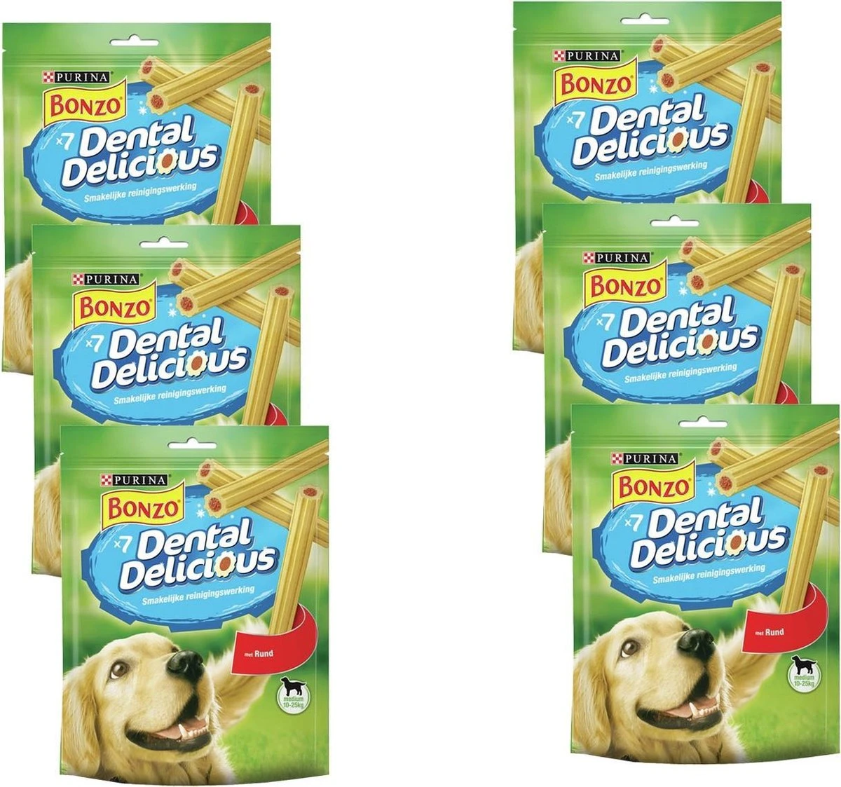 Bonzo Dental Delicious - Hondensnacks Rund - 6 X 200 G 3 Bonzo Dental Delicious - Hondensnacks Rund - 6 X 200 G