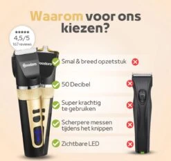 Woodoro Professionele 2-in-1 Hondentondeuse Voor Dikke Vacht – Draadloze Honden Tondeuse & Hondentrimmer – Stille Tondeuse Katten & Honden Trimset 15 Woodoro Professionele 2-in-1 Hondentondeuse Voor Dikke Vacht – Draadloze Honden Tondeuse & Hondentrimmer – Stille Tondeuse Katten & Honden Trimset -Hondenartikelen Serie Winkel 1200x1126 2
