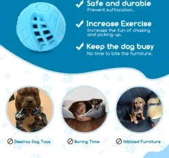 Nobleza Honden Speelgoed - Hondenspeeltjes - Hondenbal - Hondenspeelgoed - Honden Bal - Snackbal Hond - Kauwspeelgoed - Blauw - 8 Cm -Hondenartikelen Serie Winkel 1200x1129 14