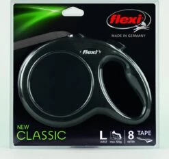 Flexi Rollijn New Classic Tape Large 8 M - Hondenriem - Zwart Tot 50kg -Hondenartikelen Serie Winkel 1200x1129 6