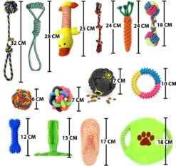 Filo Honden Speelgoed Set 14 Stuks - Hondenspeeltjes Knuffel - Hondenbal - Flostouw - Bot - Frisbee - Hondentouw - Hondenspeelgoed Intelligentie - Kauwspeelgoed Hond En Puppy - Bijtspeelgoed Hondenknuffel - Hondenspeeltje Met Piep -Hondenartikelen Serie Winkel 1200x1133 17