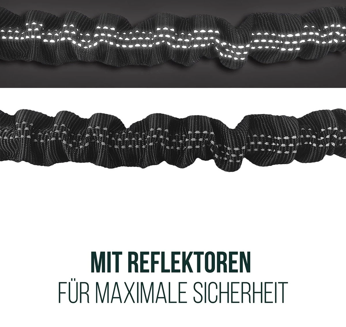 Happilax Joggingriem Voor Honden, Elastische En Reflecterende Hondenriem Voor Joggen Met Buikband, 100-160 Cm 5 Happilax Joggingriem Voor Honden, Elastische En Reflecterende Hondenriem Voor Joggen Met Buikband, 100-160 Cm - Afbeelding 3