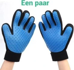 Merkloos Vachtverzorgingshandschoenen Kat En Hond - Huisdieren Handschoen - 2 Stuks