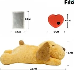 Filo Hondenknuffel Met Hartslag En Warmtebron - Hartslagknuffel Hondenspeelgoed Snuggle Puppy - Knuffel Met Hartslag - Heartbeat Knuffel Hond -Hondenartikelen Serie Winkel 1200x1139 12