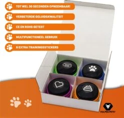 Vulpes Pets® PRO Praatknop Voor Honden Met Speelmat - Dogbuttons - Laat Uw Huisdier Spreken - Hondenspeelgoed - Honden Training - Inclusief E-Book En Speelmat -Hondenartikelen Serie Winkel 1200x1140 23