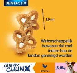 Pedigree Dentastix Chewy Chunx Hondensnacks Mini - Kip - 5 X 68 Gr 15 Pedigree Dentastix Chewy Chunx Hondensnacks Mini - Kip - 5 X 68 Gr -Hondenartikelen Serie Winkel 1200x1140 6