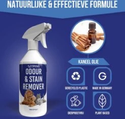 Petsly Odour & Stain Remover - Geurverwijderaars - Urine Vlekken Verwijderen Urinegeur Verwijderen Met Plantaardige Enzymen - 1L -Hondenartikelen Serie Winkel 1200x1142 11