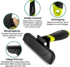 Mister Mill Trimhark - Hondenkam Kattenkam - Dierenkam 6,6 CM 13 Mister Mill Trimhark - Hondenkam Kattenkam - Dierenkam 6,6 CM -Hondenartikelen Serie Winkel 1200x1143 12