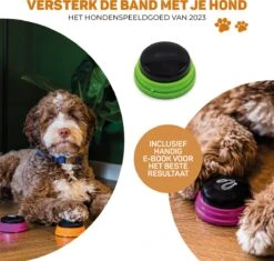 Vulpes Pets® PRO Praatknop Voor Honden - Dogbuttons - Laat Uw Huisdier Spreken - Hondenspeelgoed - Honden Training - Incl. E-Book & Trainingsstickers 19 Vulpes Pets® PRO Praatknop Voor Honden - Dogbuttons - Laat Uw Huisdier Spreken - Hondenspeelgoed - Honden Training - Incl. E-Book & Trainingsstickers -Hondenartikelen Serie Winkel 1200x1143 21