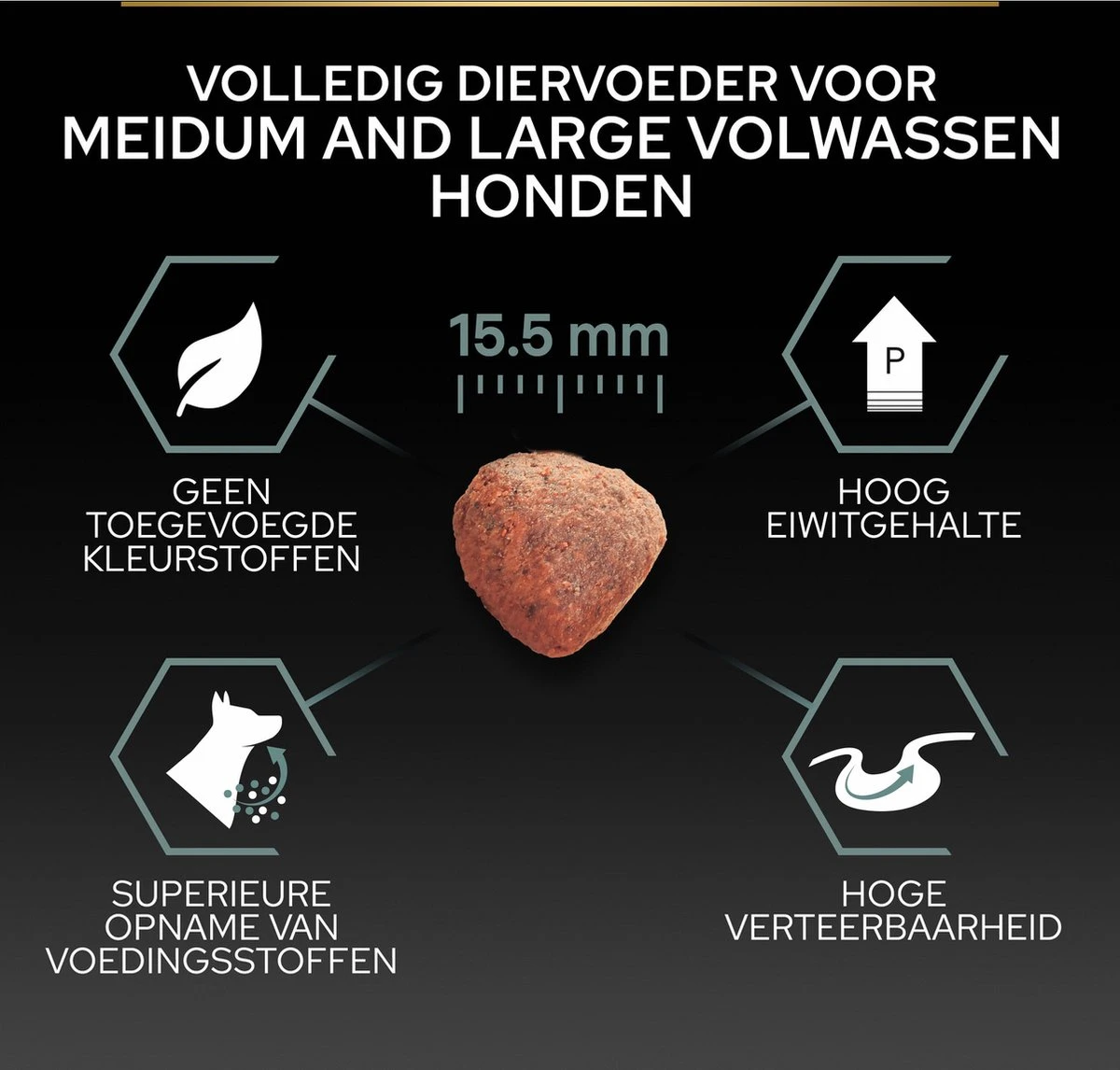 Pro Plan Graanvrij Medium & Large Adult Sensitive Digestion - Honden Droogvoer- Kalkoen - 12 Kg 14 Pro Plan Graanvrij Medium & Large Adult Sensitive Digestion - Honden Droogvoer- Kalkoen - 12 Kg - Afbeelding 12