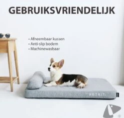 PETKIT® Deep Sleep Bed - Hondenmand - Kattenmand - Memory Foam - Orthopedisch - Maat M 12 PETKIT® Deep Sleep Bed - Hondenmand - Kattenmand - Memory Foam - Orthopedisch - Maat M -Hondenartikelen Serie Winkel 1200x1147 7