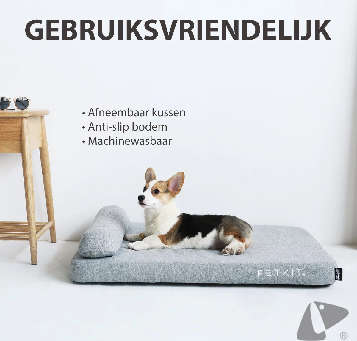 PETKIT® Deep Sleep Bed - Hondenmand - Kattenmand - Memory Foam - Orthopedisch - Maat M 6 PETKIT® Deep Sleep Bed - Hondenmand - Kattenmand - Memory Foam - Orthopedisch - Maat M - Afbeelding 4