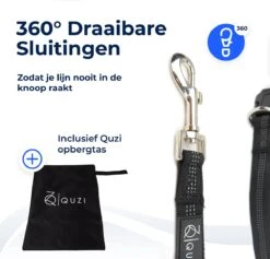 Canicross Looplijn Hond Met Heupriem Voor Hardlopen - Elastische Handsfree Hondenriem - Honden Trainingslijn - 150/200cm - Blauw -Hondenartikelen Serie Winkel 1200x1150 17